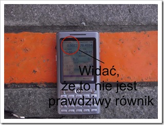 GPS na fałszywym równiku