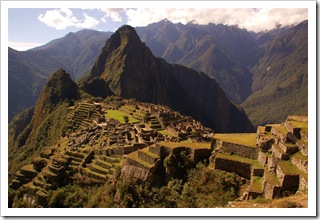 Machu Picchu ujęcie klasyczne