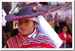 Odświętny strój na Taquile