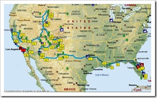 Planowany road trip przez USA