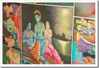 Zdobienia na świątyni hinduskiej w Nadi