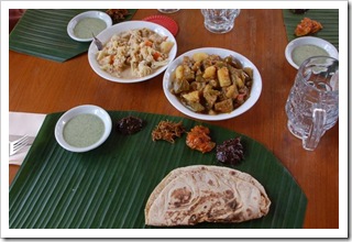 Thali wersja ekologiczna z curry wegetariańskim